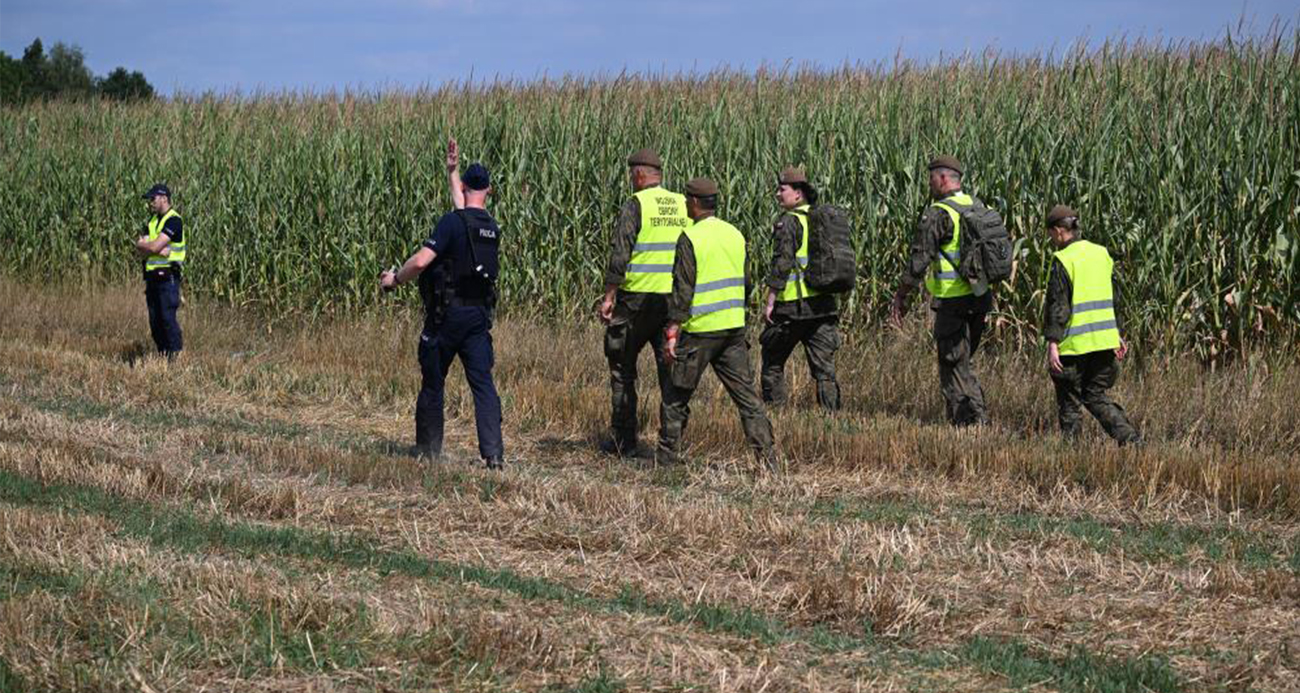 Tarlaya Düşen Cisim Patladı
