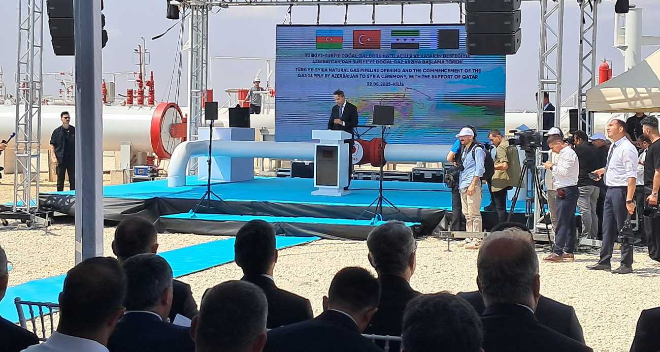 Türkiye-Suriye Doğal Gaz Boru Hattı açıldı