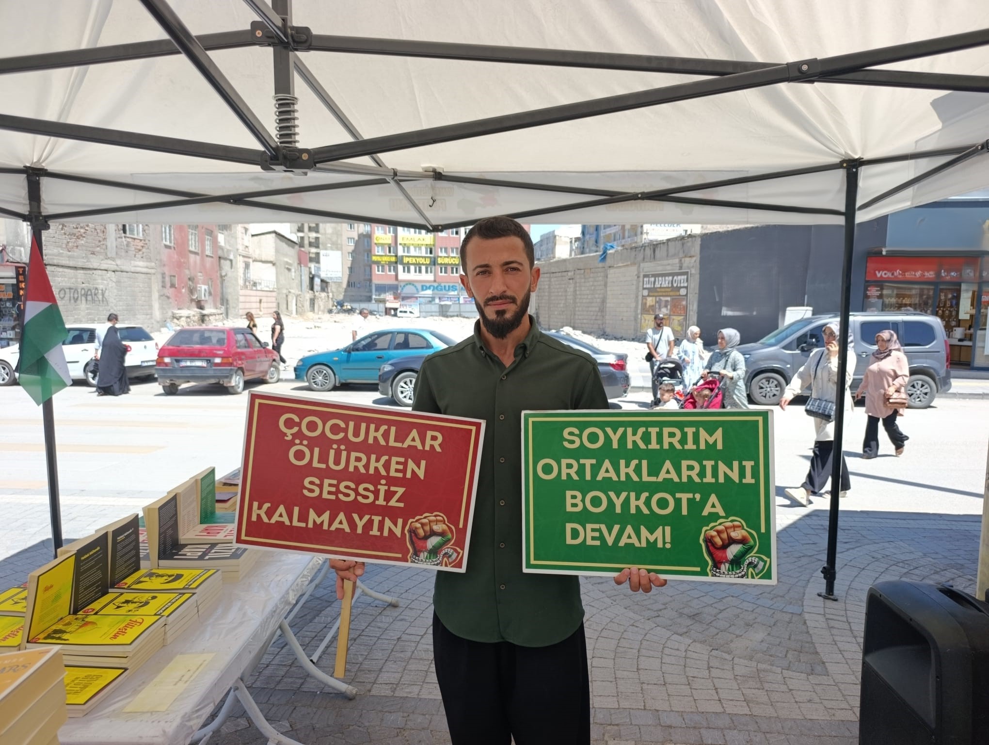 Van’da Gazze Çadırından Boykot ve Duyarlılık Çağrısı