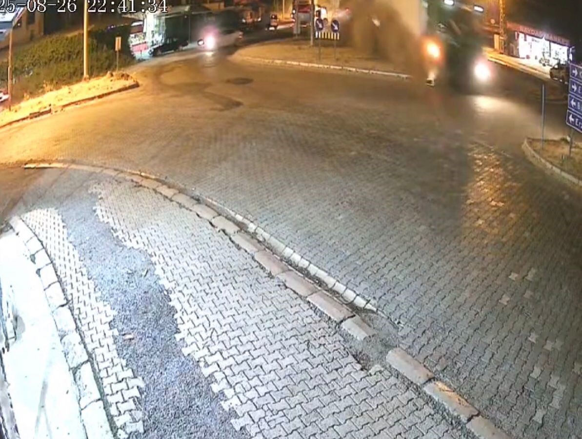 Sürücünün soğukkanlılığı faciayı böyle önledi