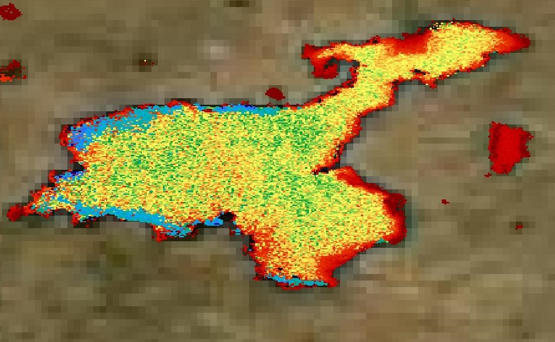 Uydu görüntüleri Van Gölü’ndeki kirliliği gözler önüne serdi