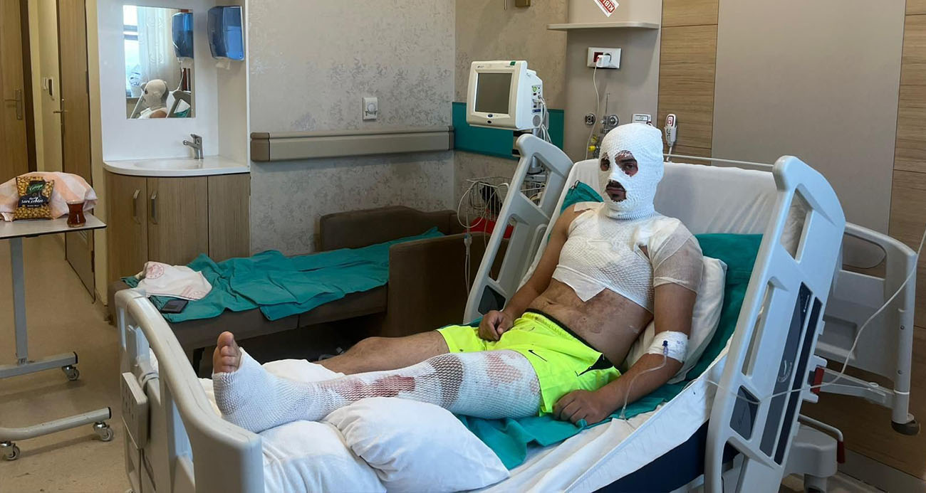 Elektrik akımına kapılan genç ölümden döndü