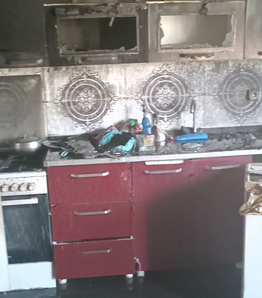 Van’da bir evde yangın çıktı