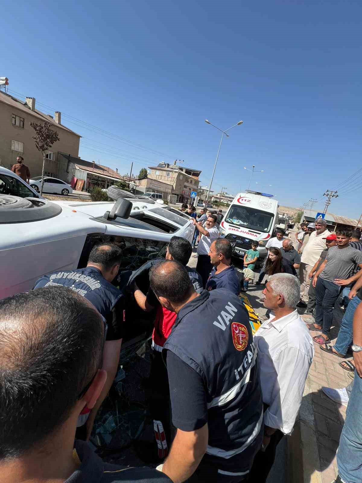 Van’da meydana gelen trafik kazasında 1 kişi yaralandı