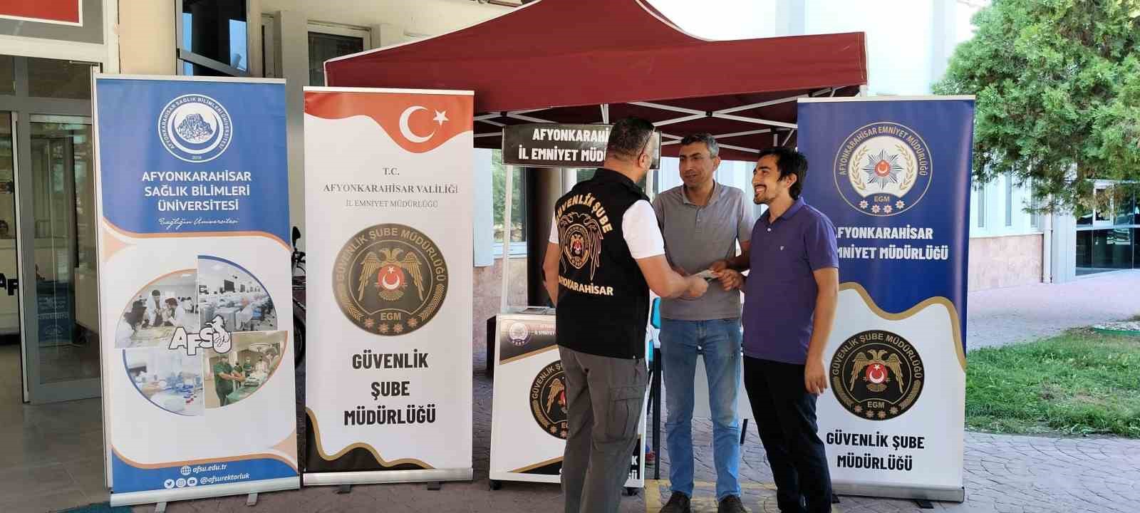 Üniversite öğrencileri ‘terörle mücadele’ konusunda bilgilendirildi