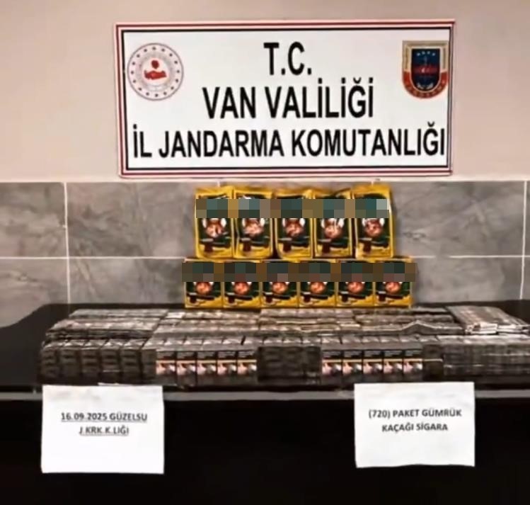 Van’da kaçak sigara operasyonu