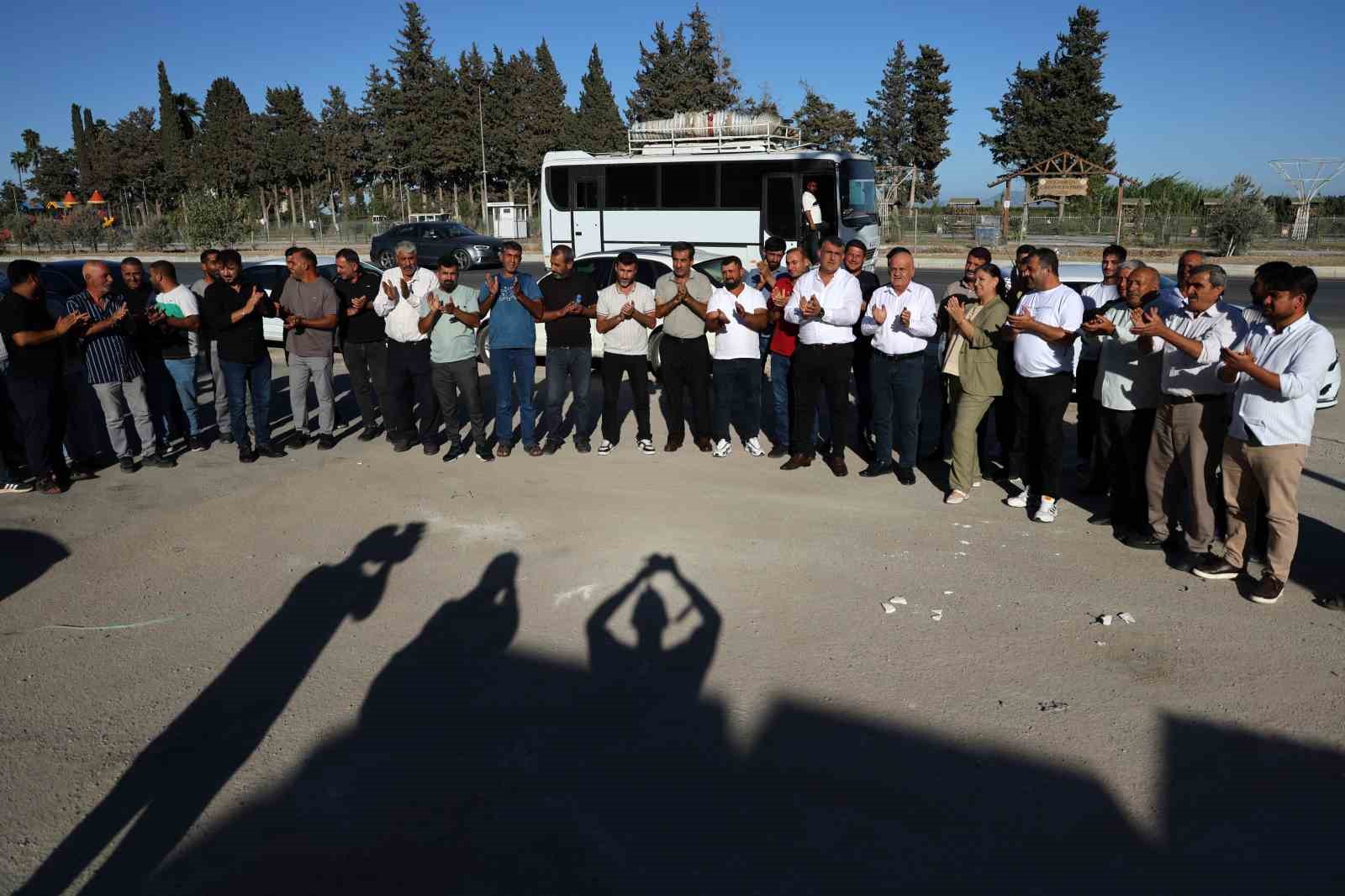 Tarım işçilerinden ’Yevmiye’ eylemi