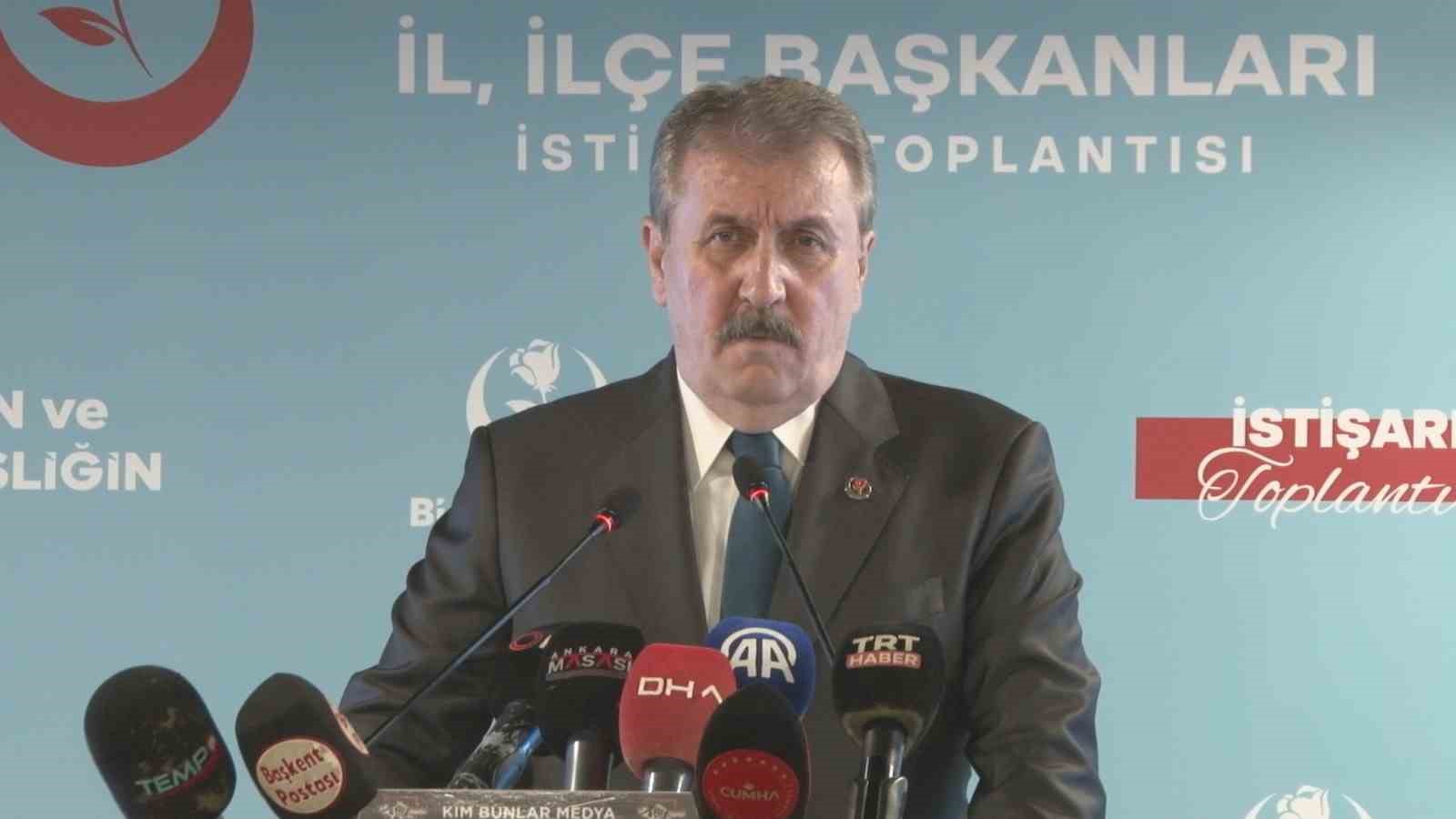 BBP Başkanı Destici: “Nükleer silahınız yoksa caydırıcılığınız da yoktur”