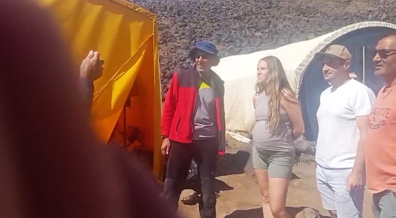 Hamilelik tırmanış tutkusunun önüne geçmedi