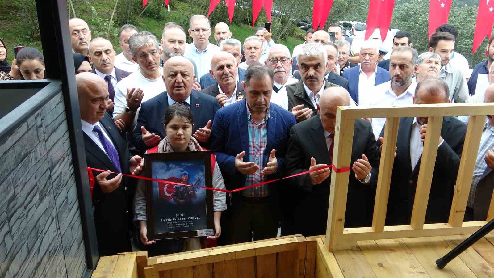Şehit babasının ev hayali gerçek oldu