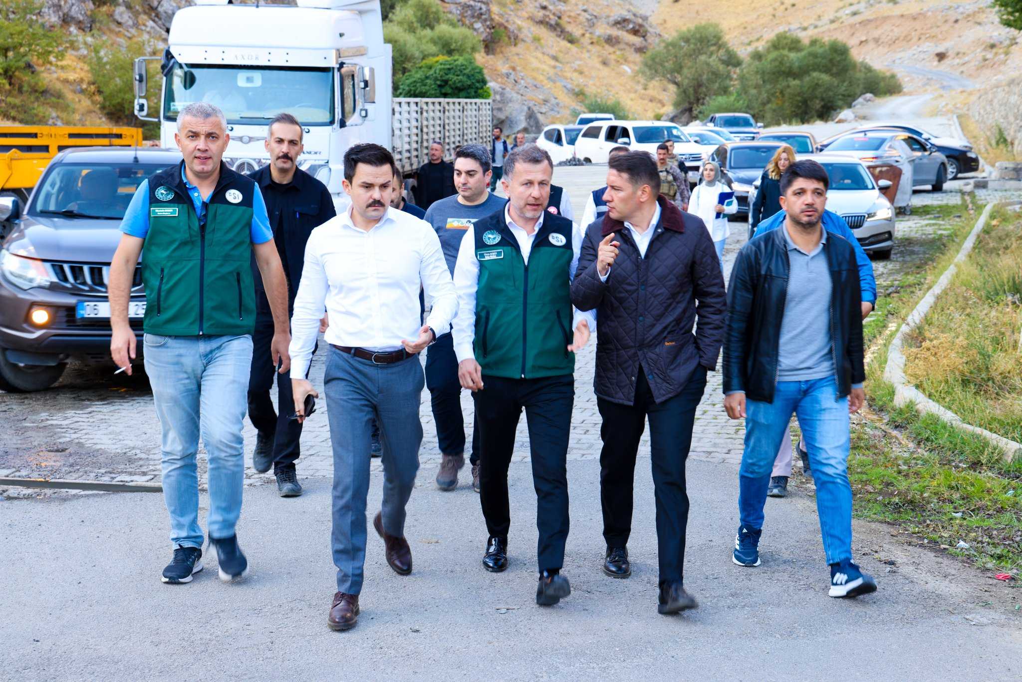 Van Bahçesaray’da yeni projeler için saha incelemesi yapıldı