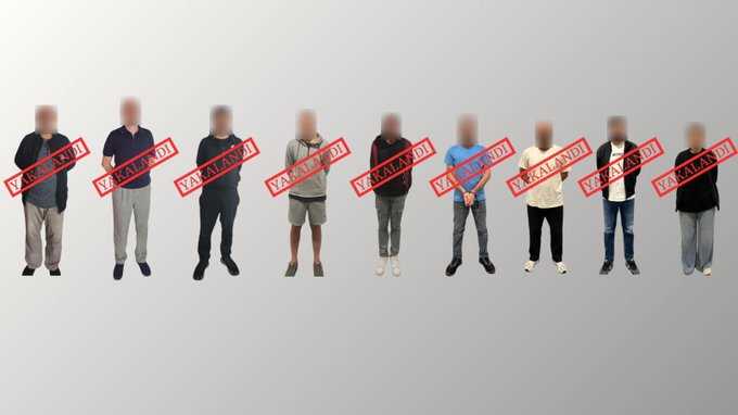 Kırmızı bültenle aranan 9 şüpheli Türkiye’ye iade edildi