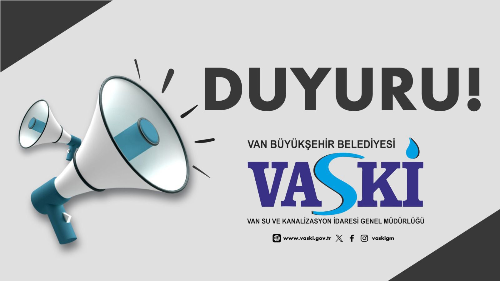 Van’da zorunlu su kesintisi uyarısı!