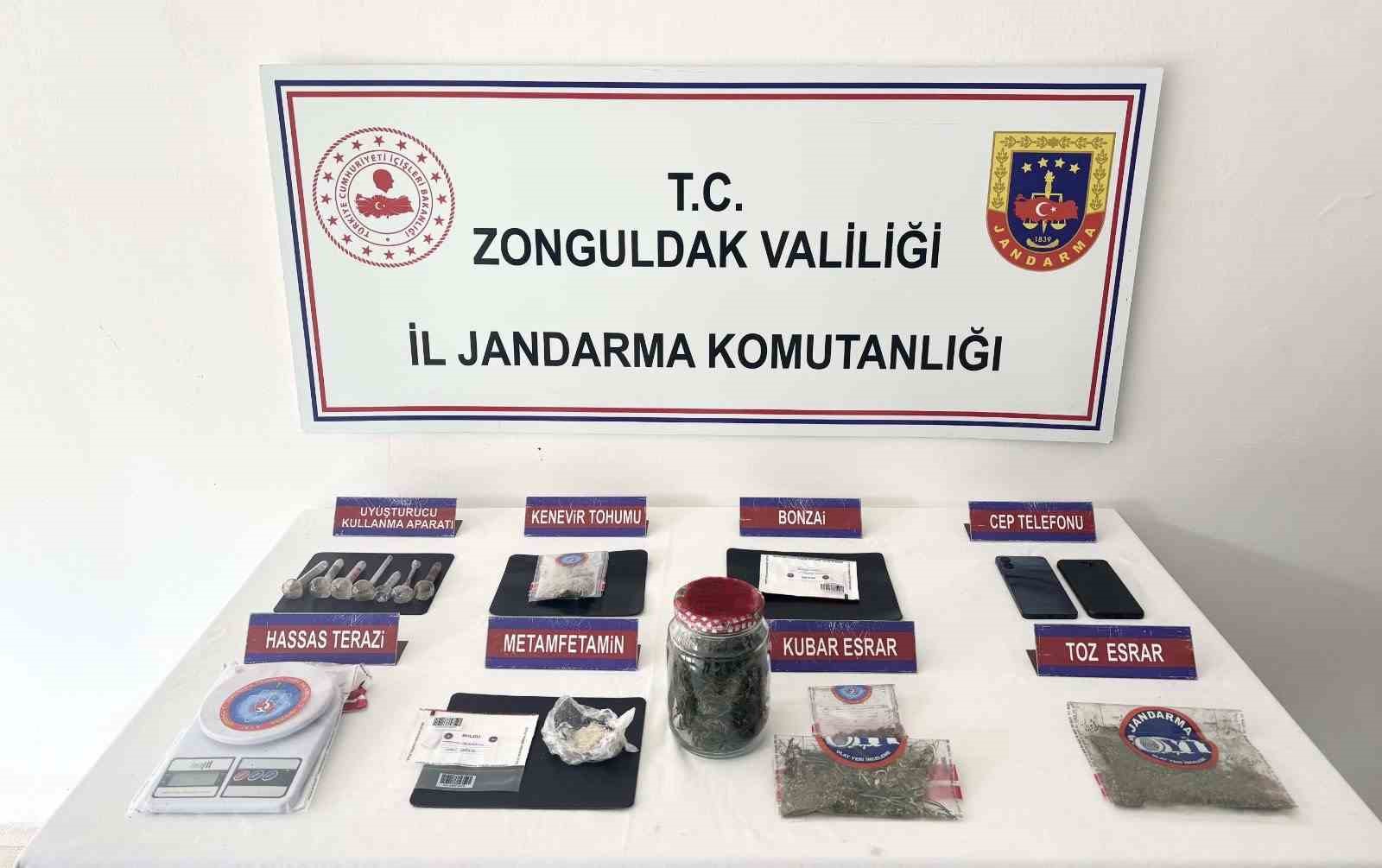 Zonguldak’ta uyuşturucu operasyonlarında bir şüpheli tutuklandı