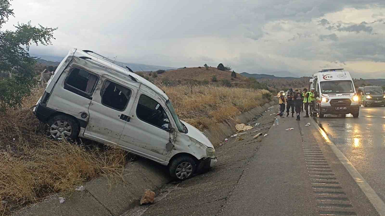 Kastamonu’da kaza: 1 ölü, 4 yaralı