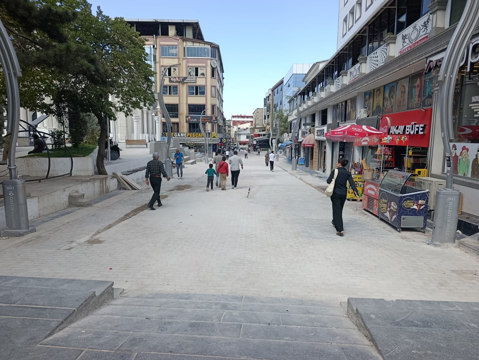 Sanat Sokağı’ndaki çalışmalar uzadıkça uzadı