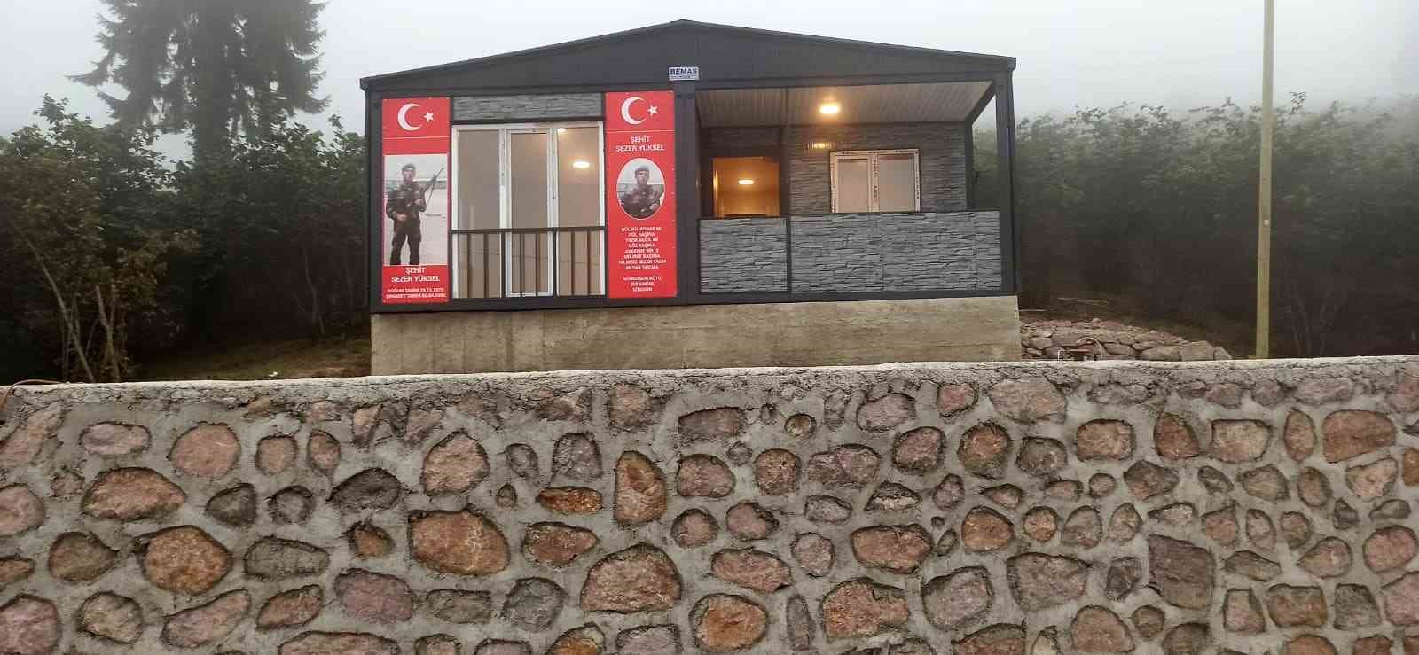 Şehit babasının hayali gerçek oldu