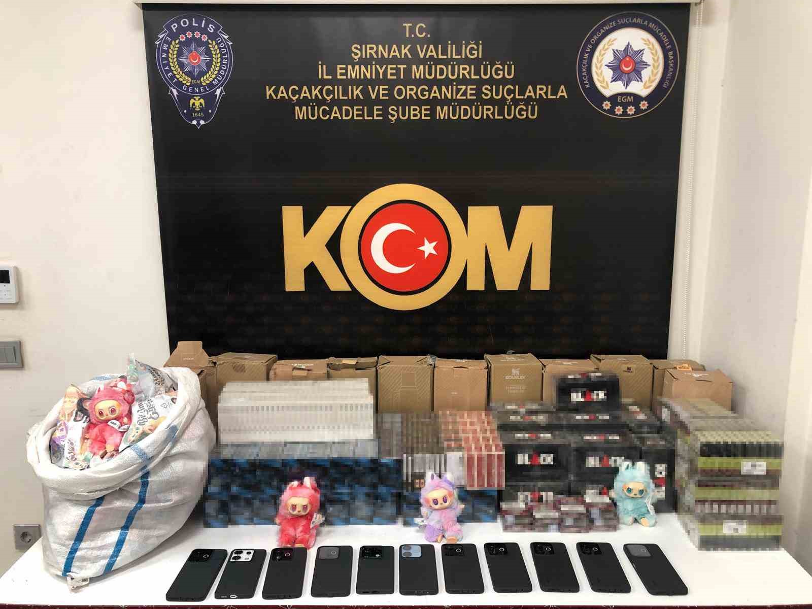 Şırnak’ta narkotik ve kaçakçılık operasyonu: 2 tutuklama