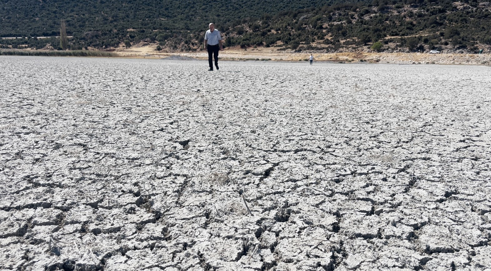 Türkiye’nin dördüncü büyük gölü kuraklık nedeniyle ortadan ikiye bölündü