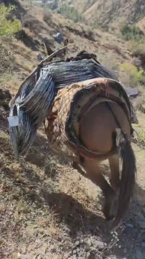 Uludere’de zorlu kaya ıslahı