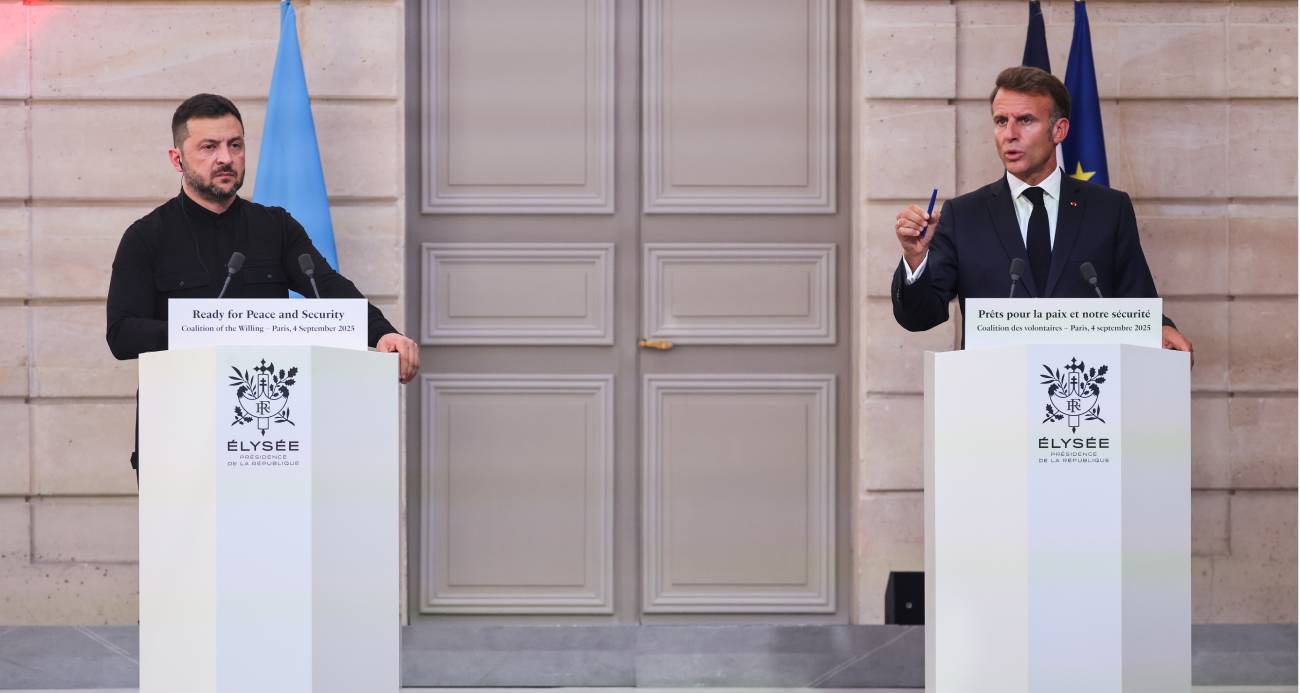 Macron: “Ukrayna’ya asker göndermek için resmen taahhütte bulunan 26 ülke var”