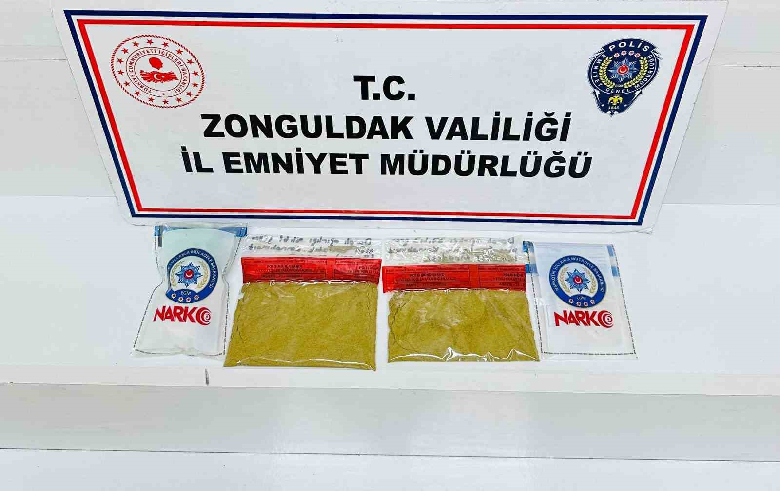 Zonguldak’ta uyuşturucu operasyonlarında bir şüpheli tutuklandı