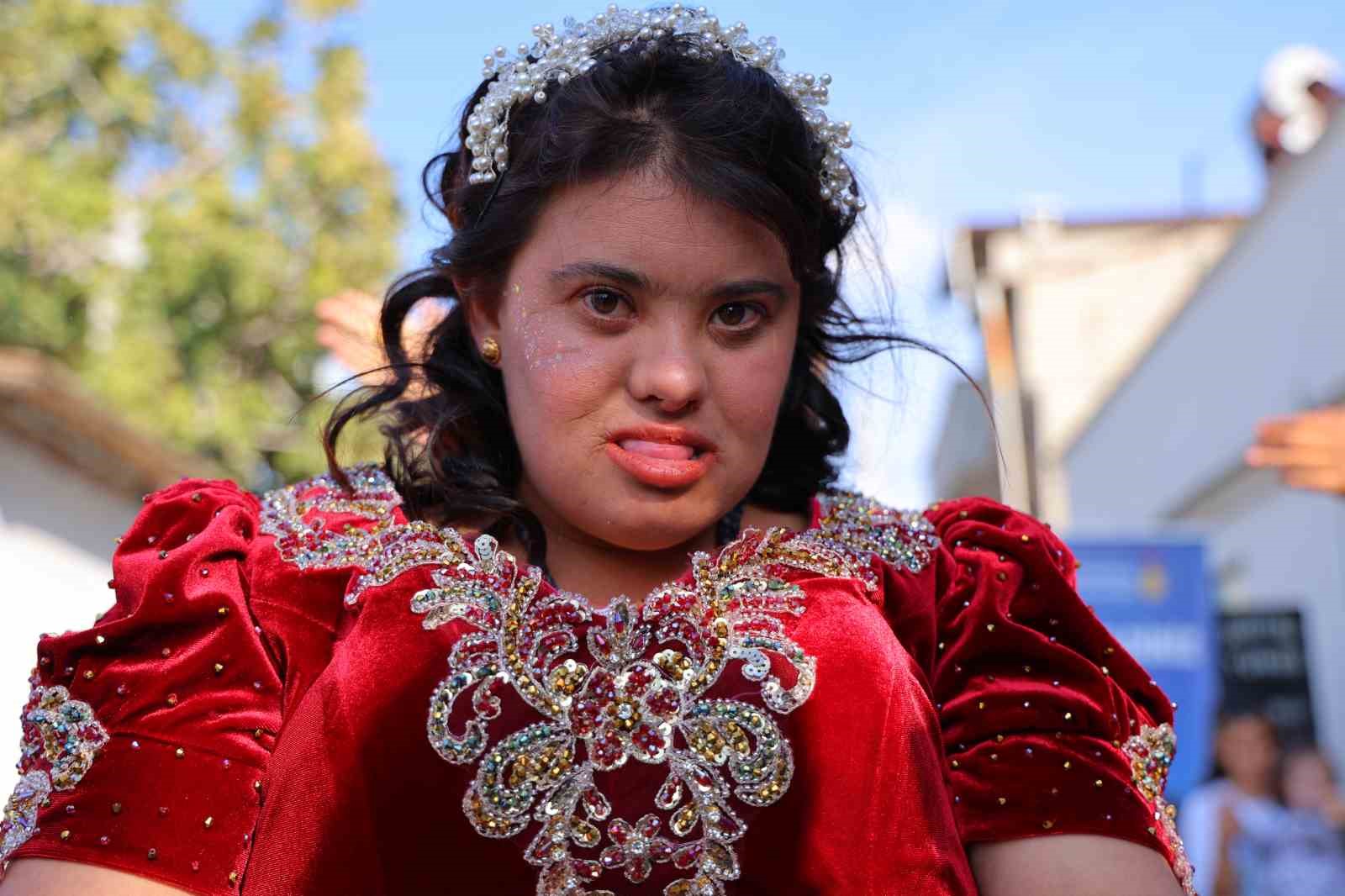 Down sendromlu Melek’in gelinlik hayali gerçek oldu