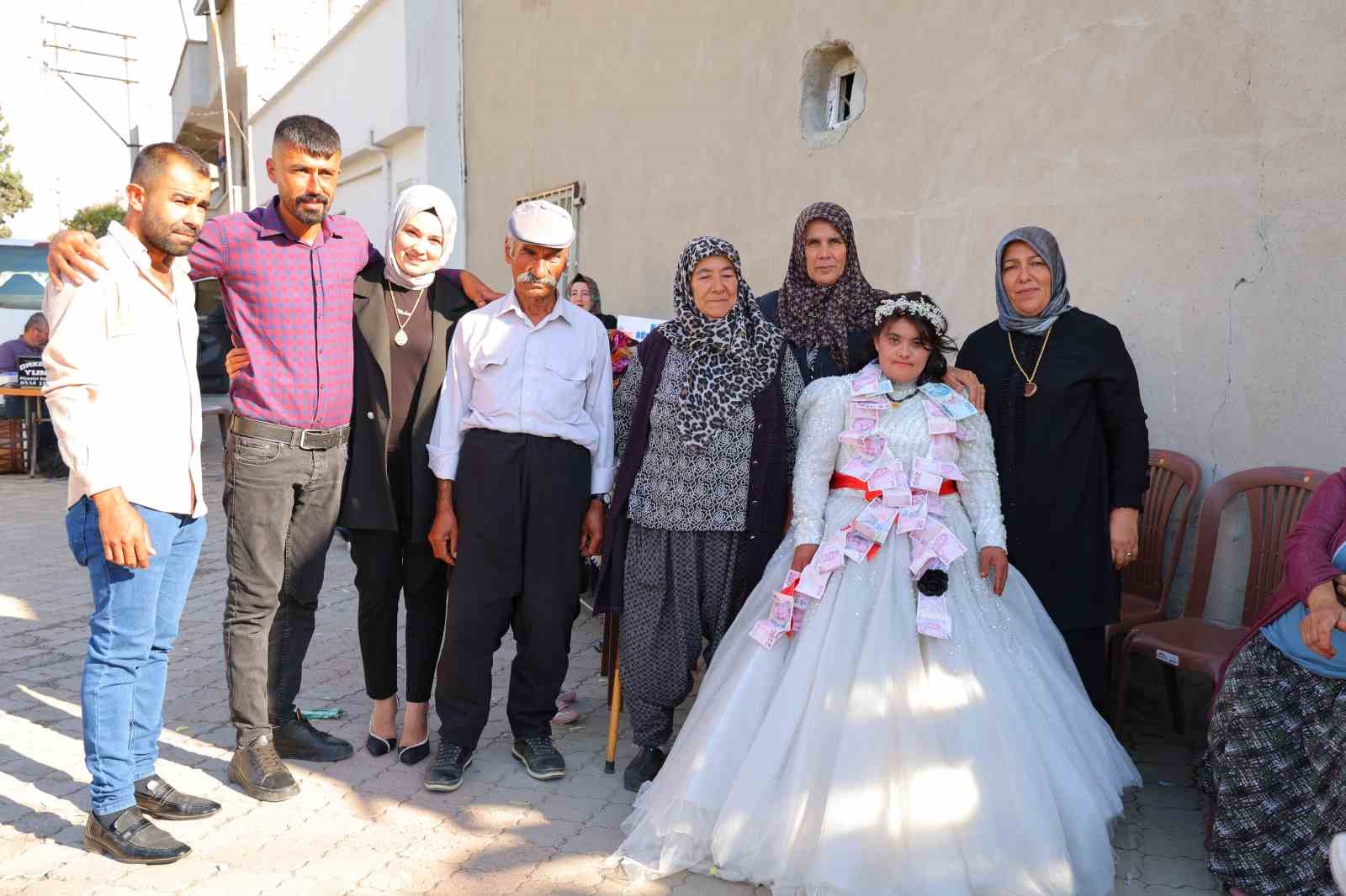 Down sendromlu Melek’in gelinlik hayali gerçek oldu