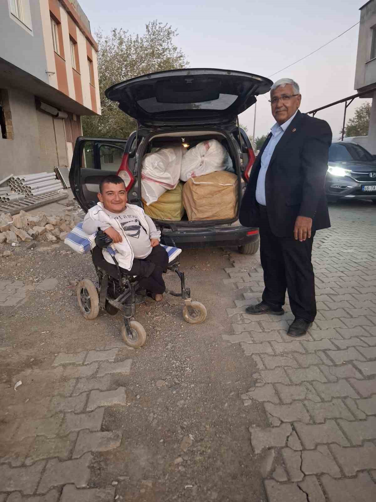 Cam kemik hastası gençten örnek davranış