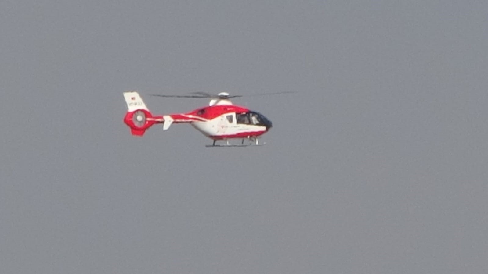 Kalp hastası bebek, Van’dan Gaziantep’e helikopter ambulansla hasta nakli