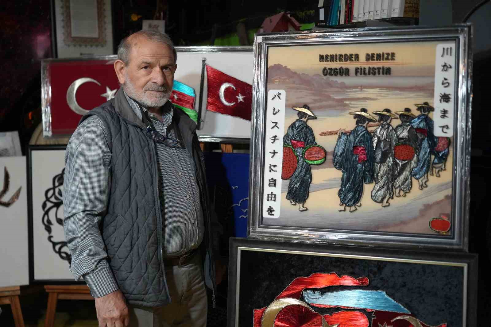 71 yaşında çini sanatını yaşatıyor