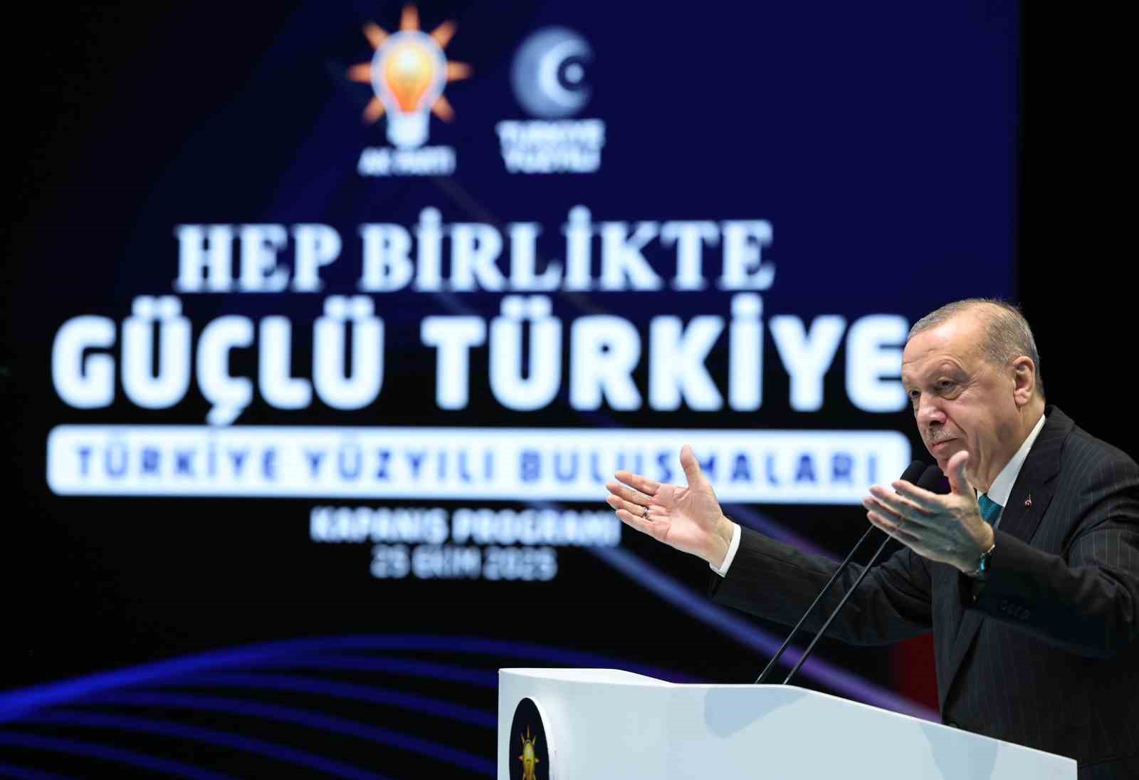 Cumhurbaşkanı Erdoğan: