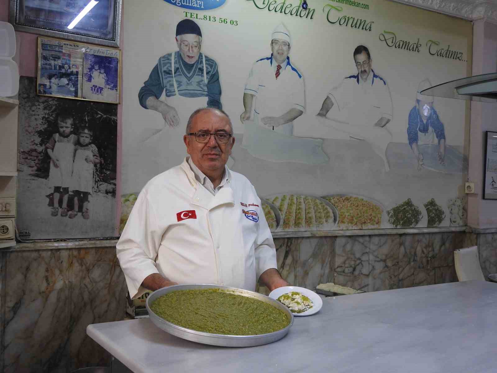 Kilis’in tescilli tatlısı Cennet Çamuruna yoğun ilgi