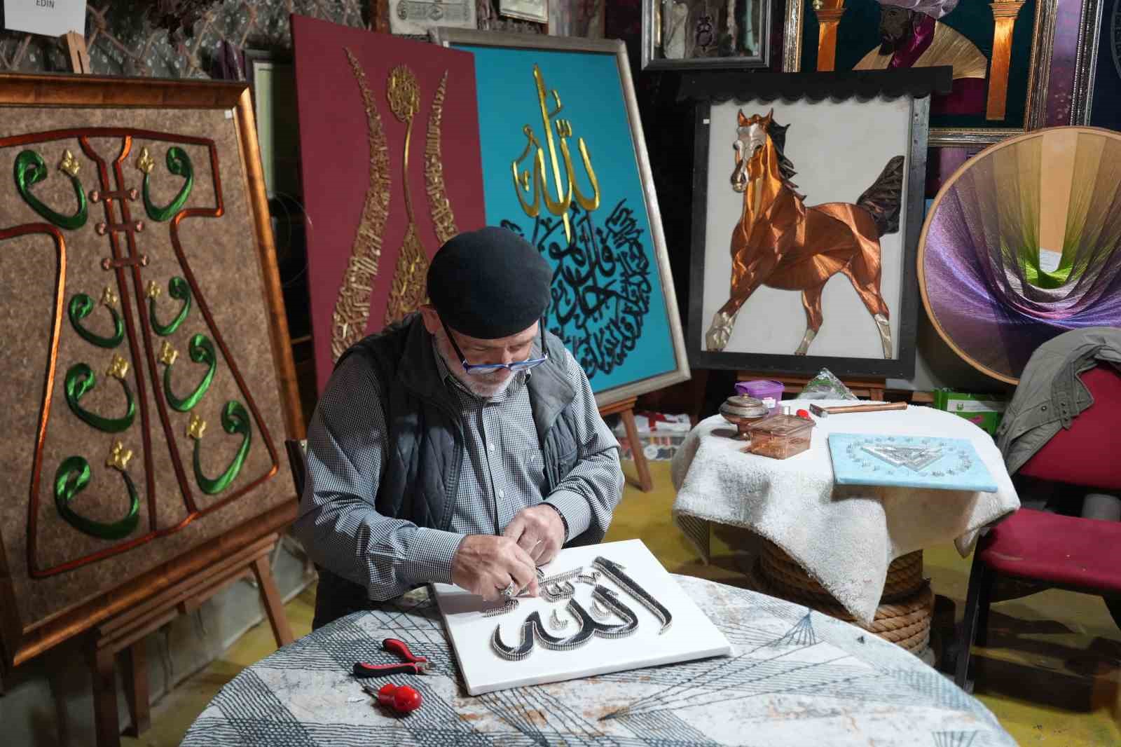 Çivi ve telin ustası: 71 yaşında sanatı yaşatıyor
