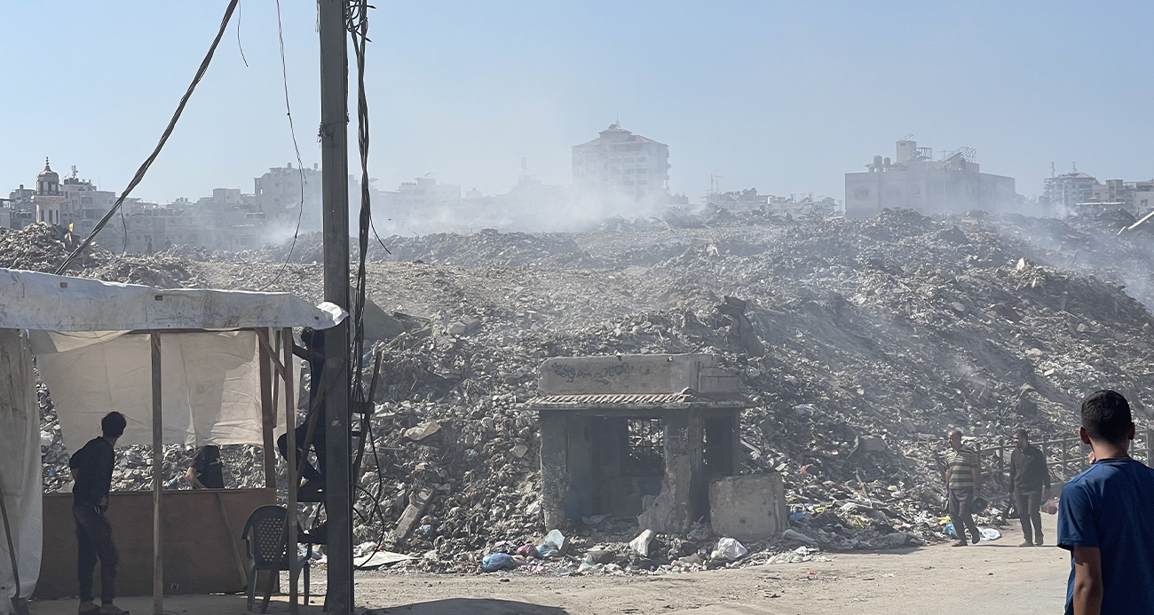 Gazze’de biriken çöp miktarı çeyrek milyon tonu aştı