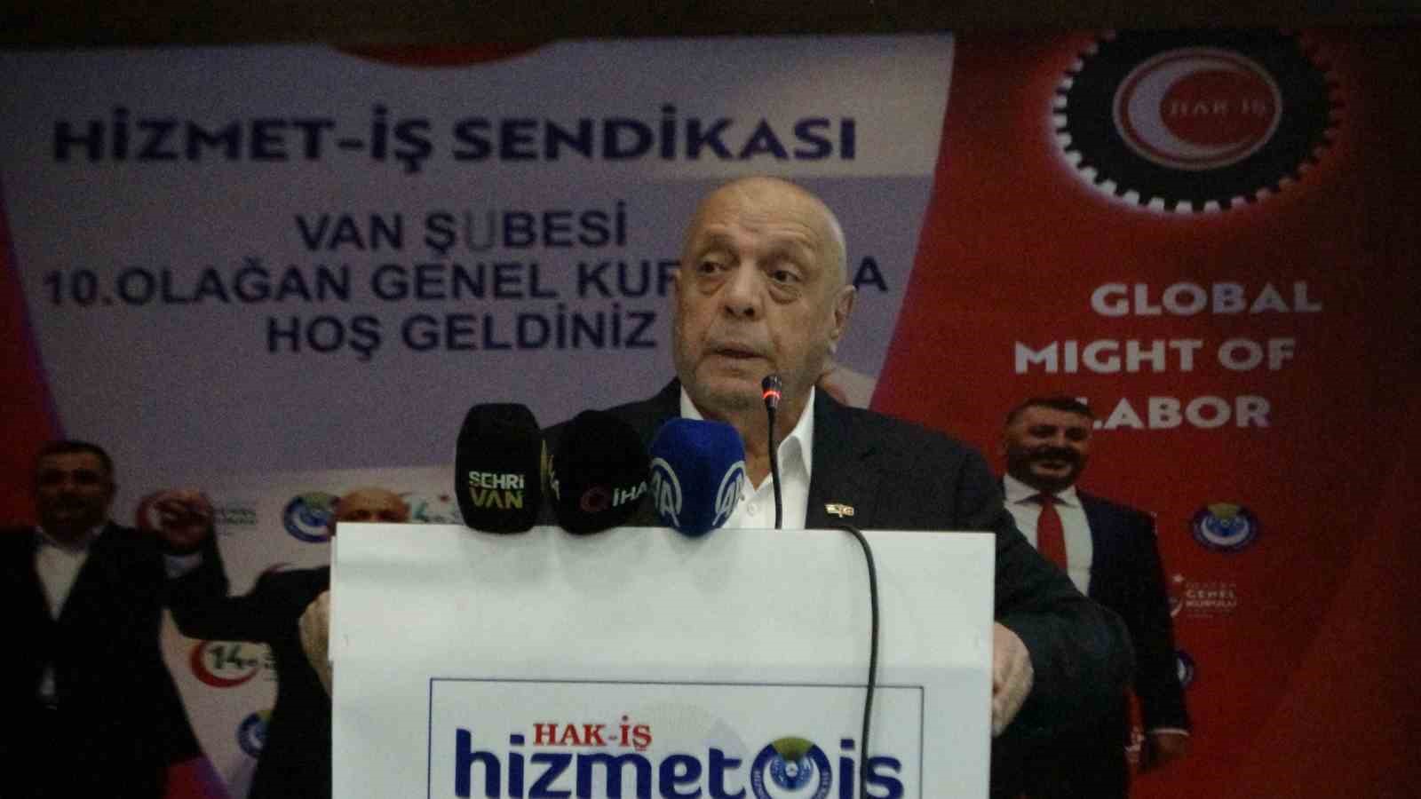 HAK-İŞ Genel Başkanı Arslan: “Gazze ablukasının kırılması, tarihi bir başarıdır”
