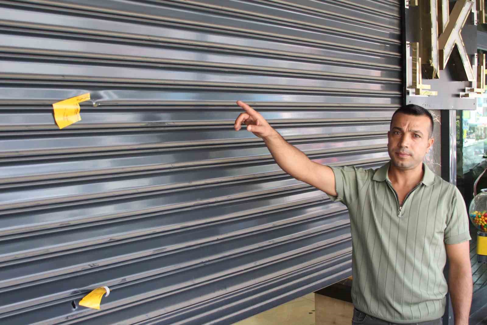 Haraç için iş yeri iki kere kurşunlandı