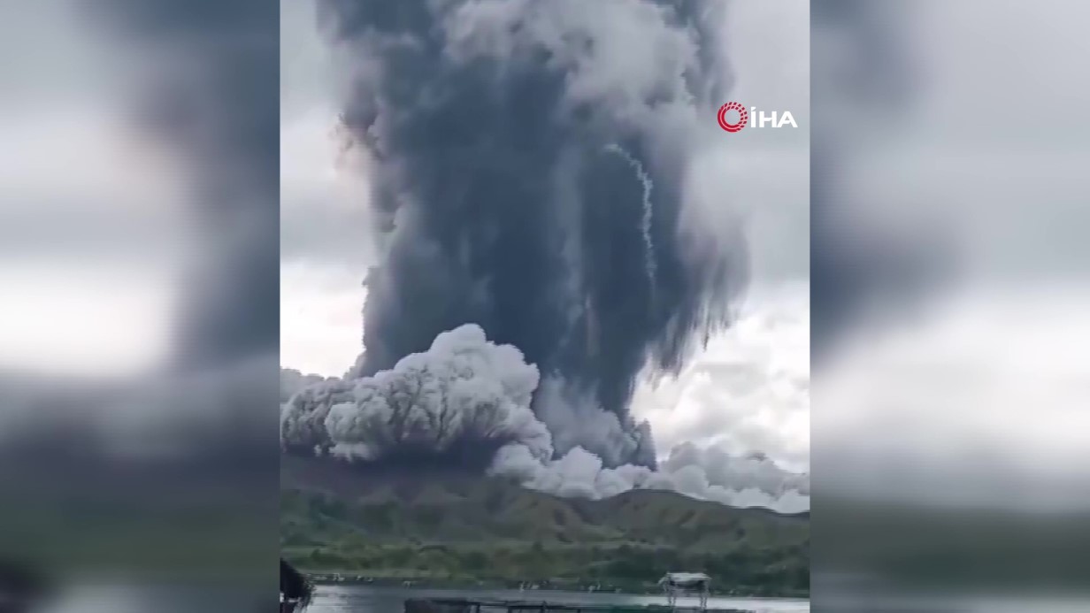 Filipinler’de Taal Yanardağı’nda Art Arda Patlamalar Meydana Geldi