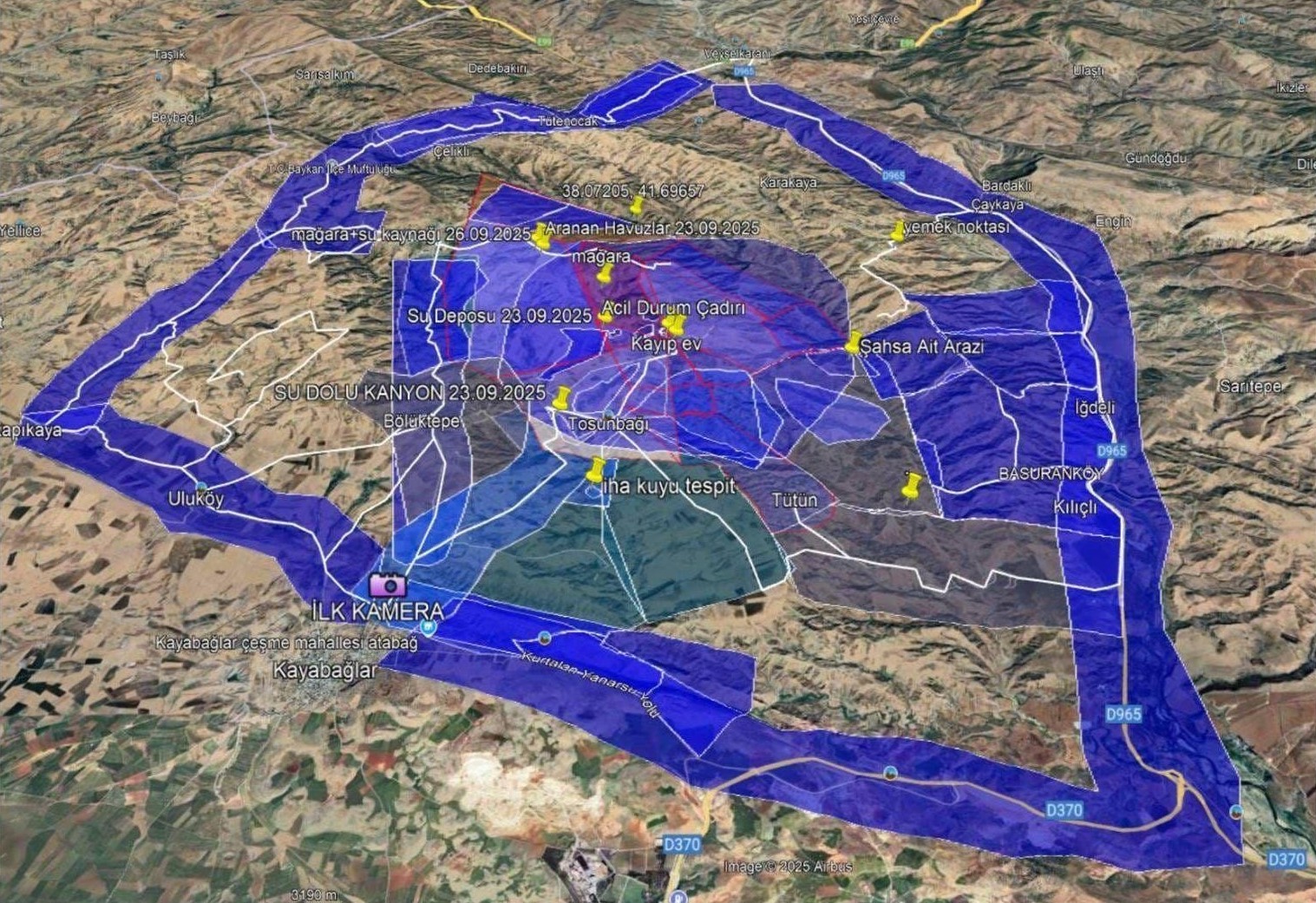 Siirt’te kaybolan yaşlı adam havadan ve karadan destekle aranıyor