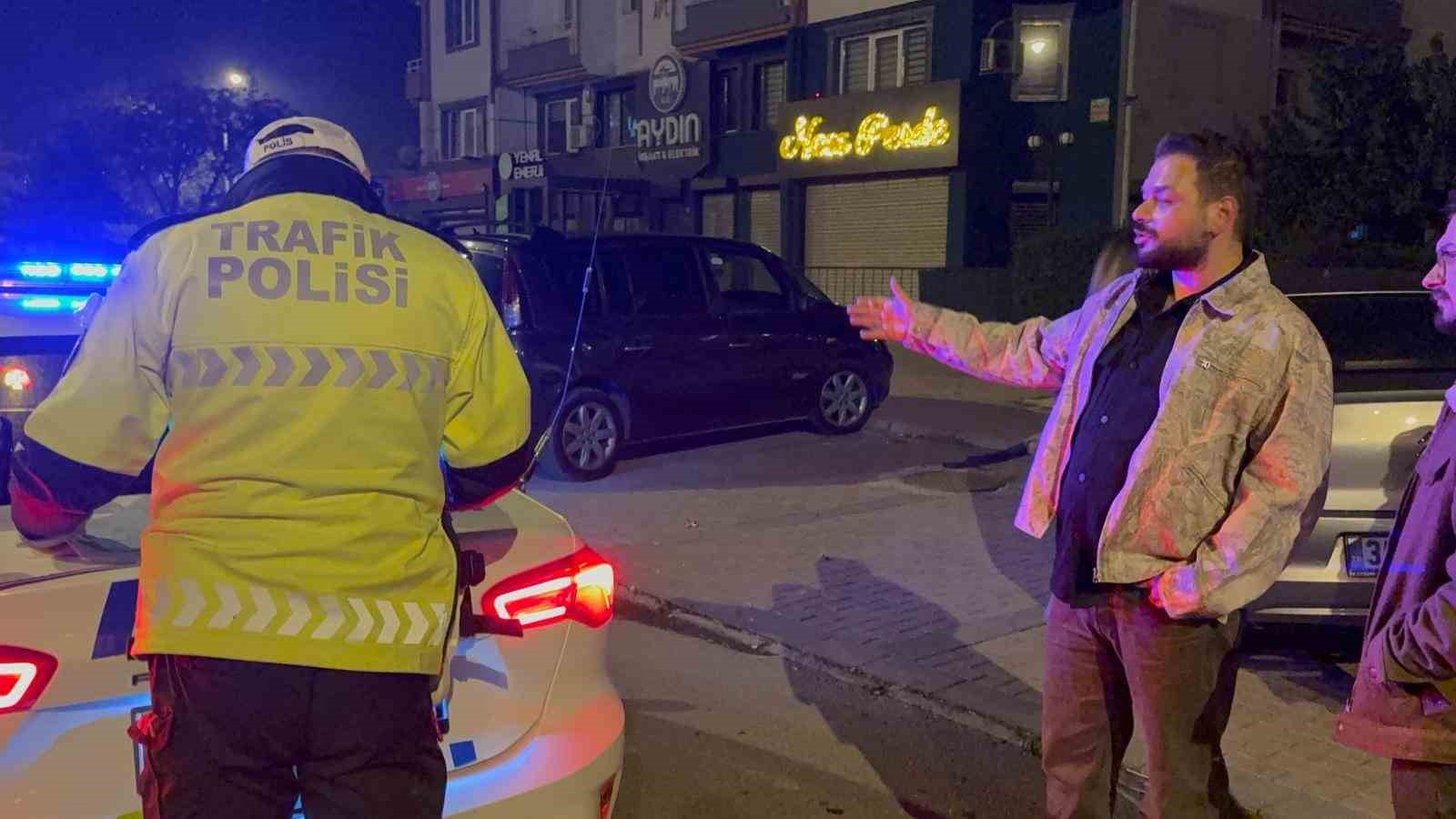 Şirket aracıyla polise yakalanan alkollü sürücü suçu poliste buldu