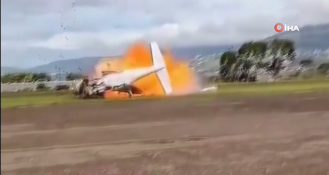 Venezuela’da uçak düştü: 2 ölü