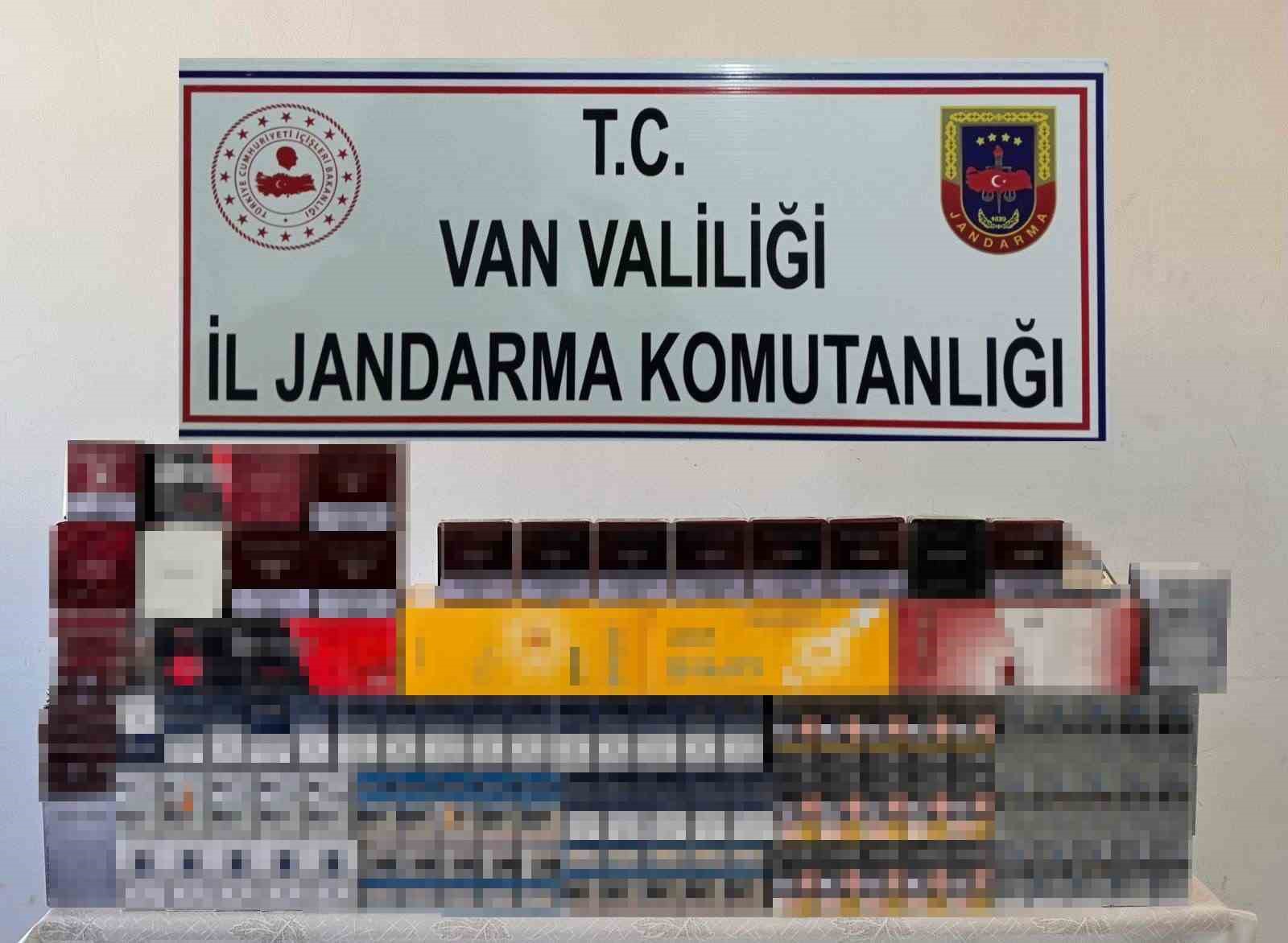 Van’da kaçak sigara ele geçirildi
