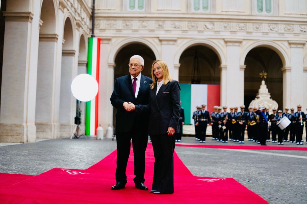 Meloni, Roma’da Filistin Devlet Başkanı Abbas ile görüştü