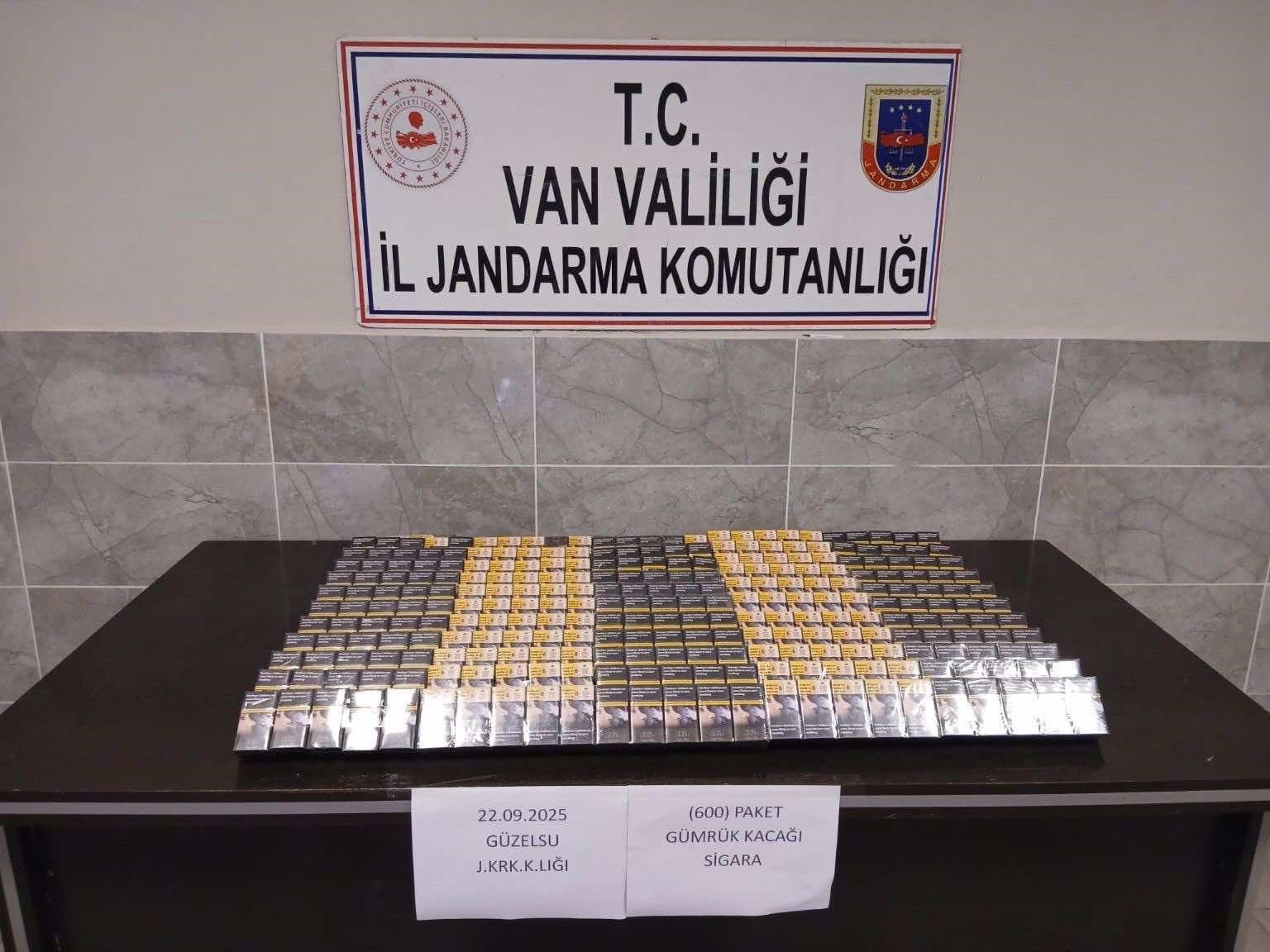 Van’da kaçak sigara operasyonu!