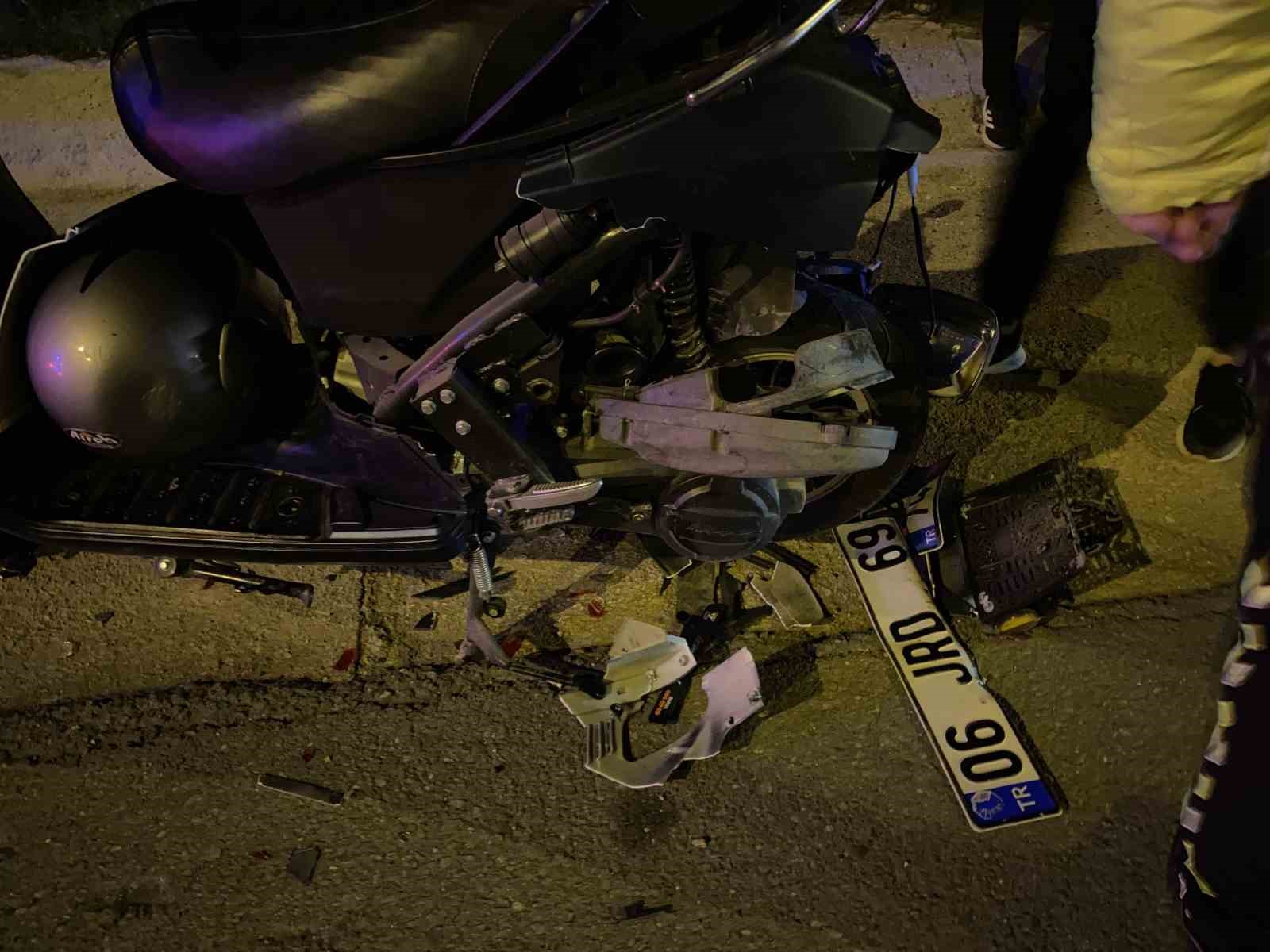 Alkollü sürücü dehşeti: Motosiklete çarpıp kaçtı