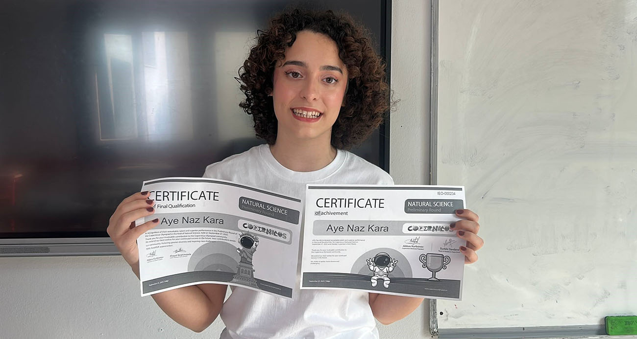 “Ders çalışırken yemek yemeyi unuttum” diyen Ayşe Naz’a Rice Üniversitesi ve NASA’dan davet