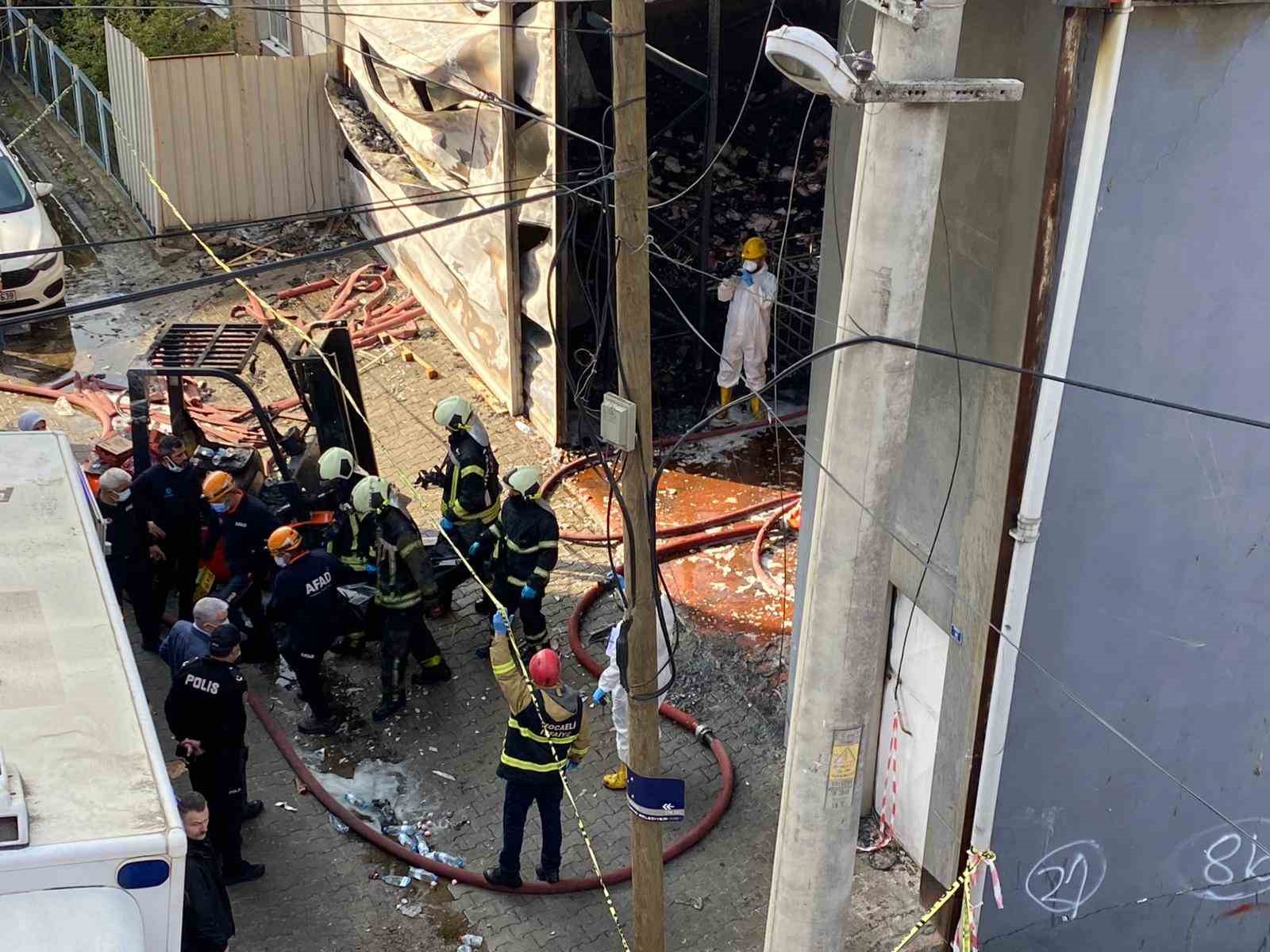 Kocaeli’deki yangında hayatını kaybeden 6 kişinin kimlikleri belli oldu