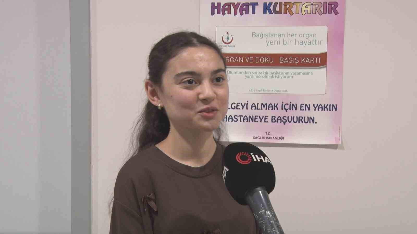 Ablasının bağışı ona can oldu: Genç doktor adayı şimdi başkalarına umut olacak