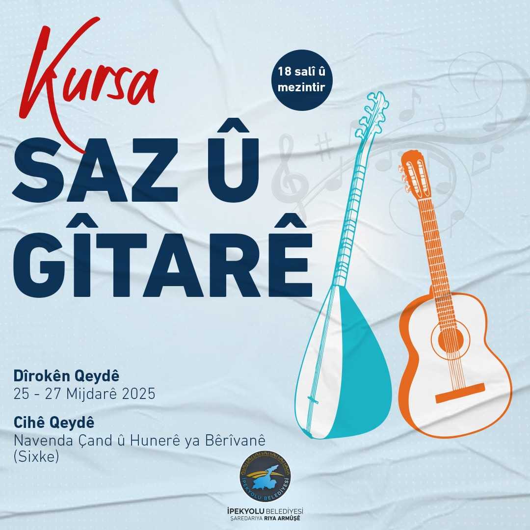 Van’da ücetsiz bağlama ve gitar kursu kayıtlar başladı