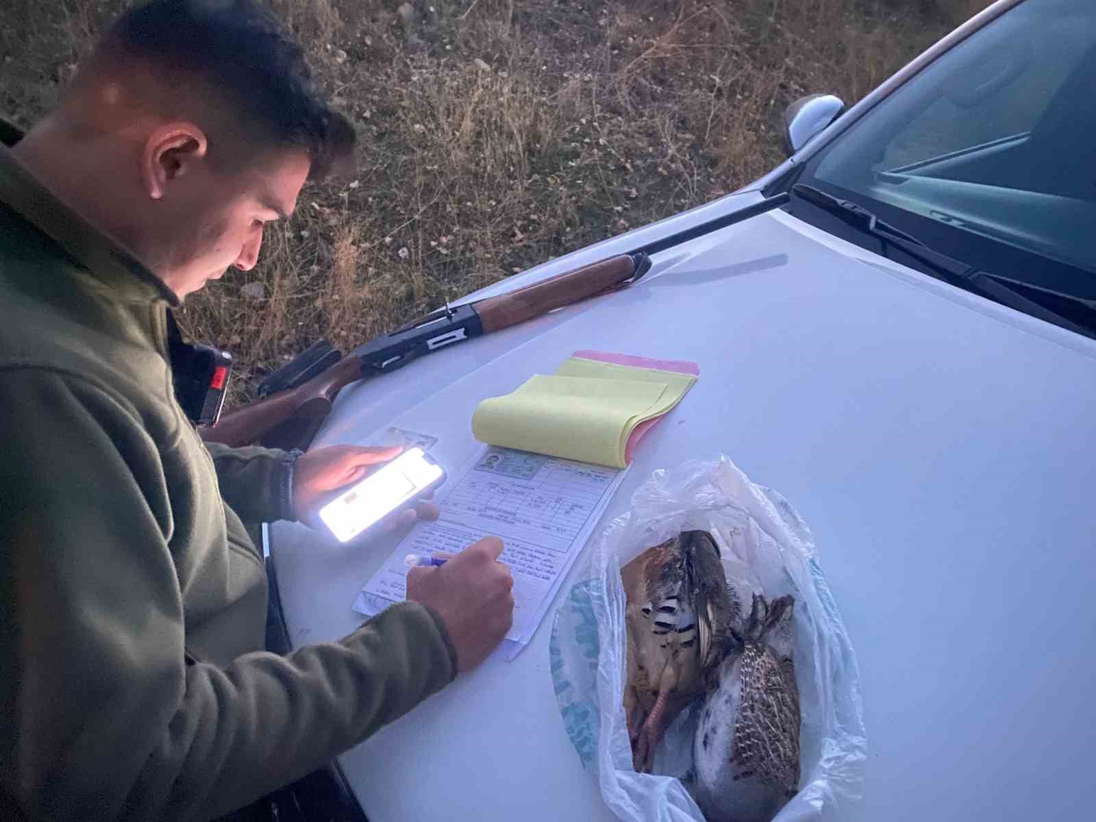 Van’da kaçak avcılıkla mücadele çalışması